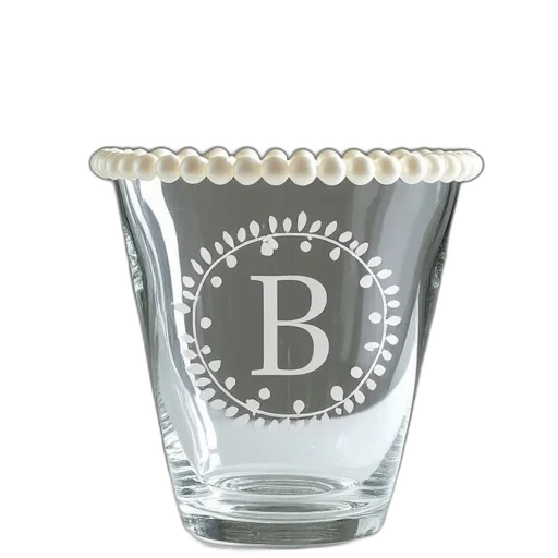 bottle, glass, vase, initials transparent PNG cut-out