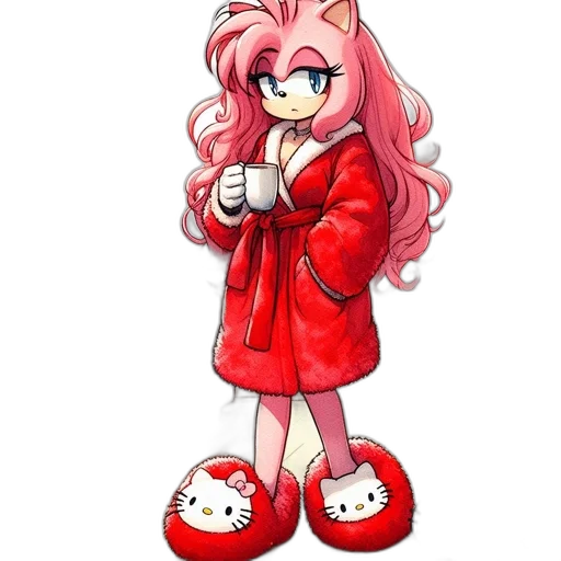 jacket, dress, animal, pixel art transparent PNG cut-out