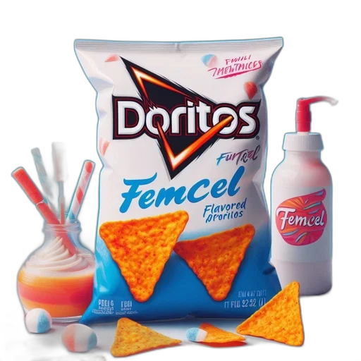 food, vaporwave, 3d render, image transparent PNG cut-out