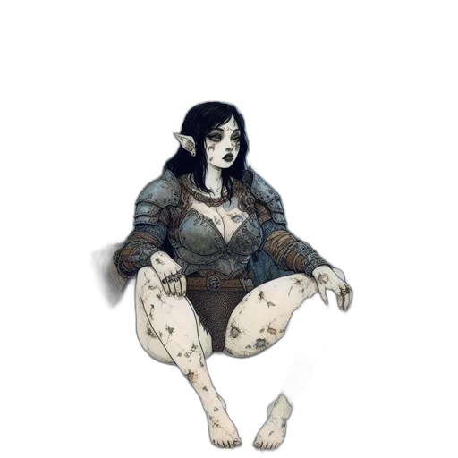 dress, creature, face, jacket transparent PNG cut-out