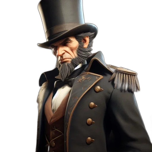 hat, staff, face, concept art transparent PNG cut-out