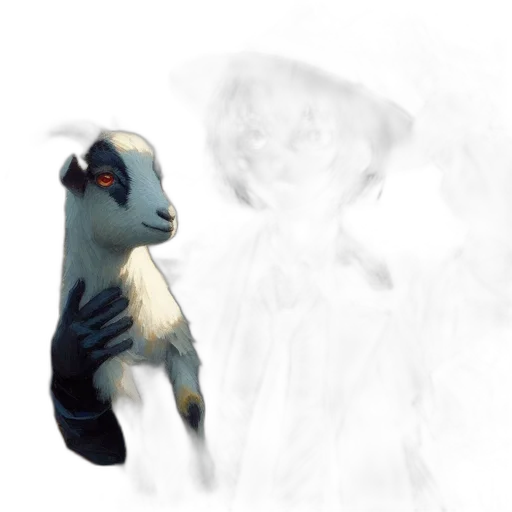 dragon, creature, animal, staff transparent PNG cut-out