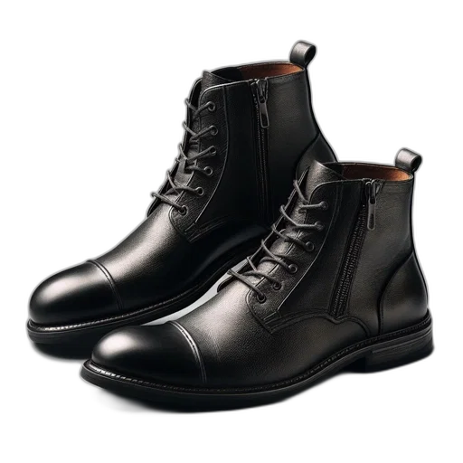 shoes, photorealistic, 3d render, pair transparent PNG cut-out