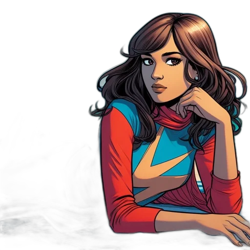 comic book art, concept art, cartoon, woman transparent PNG cut-out