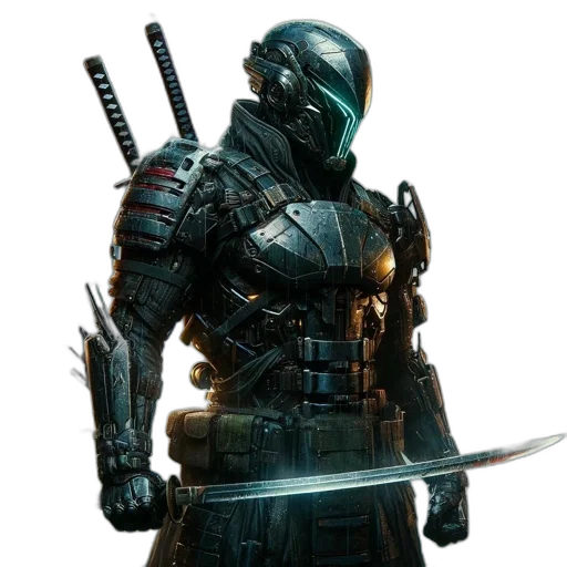 weapon, sword, staff, robot transparent PNG cut-out