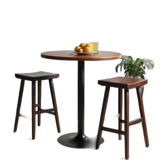 furniture, 3d render, earth tones, piece transparent PNG cut-out