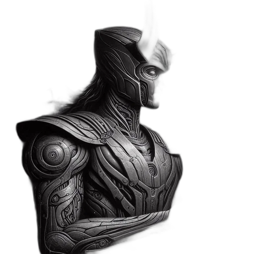 robot, mask, sword, face transparent PNG cut-out