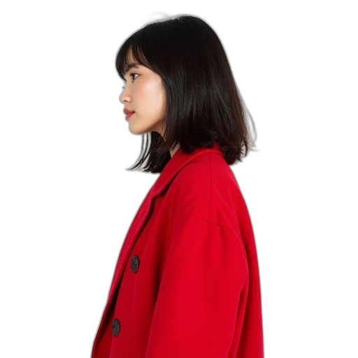 jacket, staff, dress, face transparent PNG cut-out