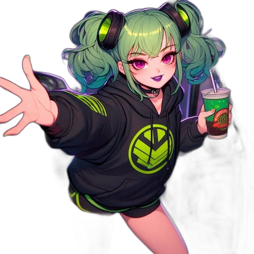 jacket, staff, creature, weapon transparent PNG cut-out