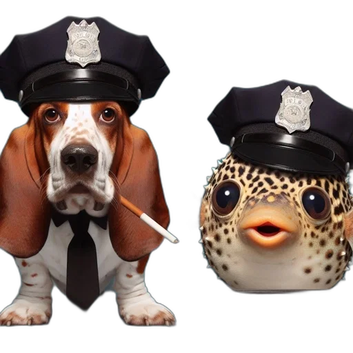 mask, hat, 3d render, two transparent PNG cut-out