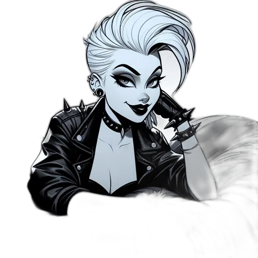 jacket, comic book art, cartoon, concept art transparent PNG cut-out