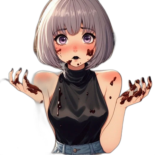mask, face, creature, hair transparent PNG cut-out