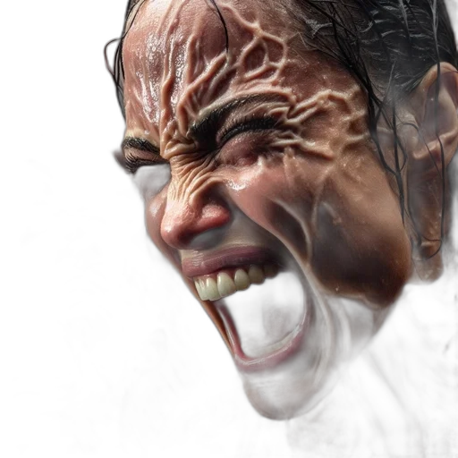 mask, face, creature, hair transparent PNG cut-out