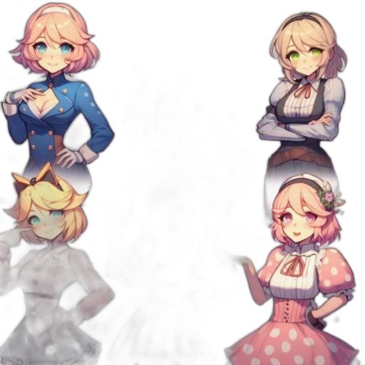 staff, dress, concept art, pixel art transparent PNG cut-out