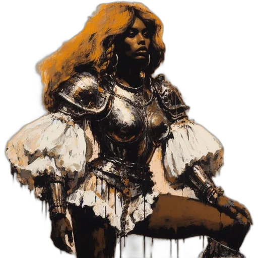 crown, dress, sword, weapon transparent PNG cut-out