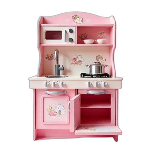 furniture, 3d render, pastel, child transparent PNG cut-out