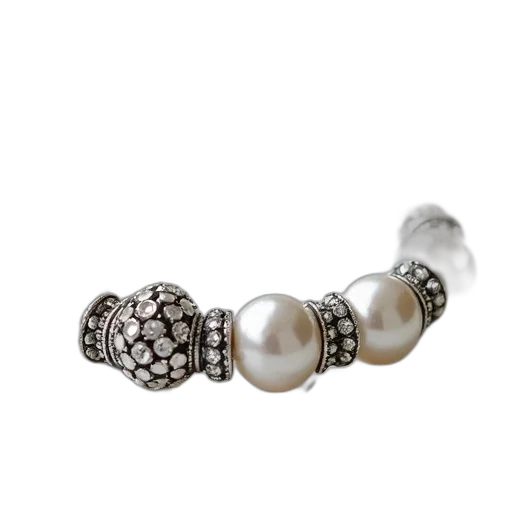 jewelry, crown, pearl, rhine transparent PNG cut-out