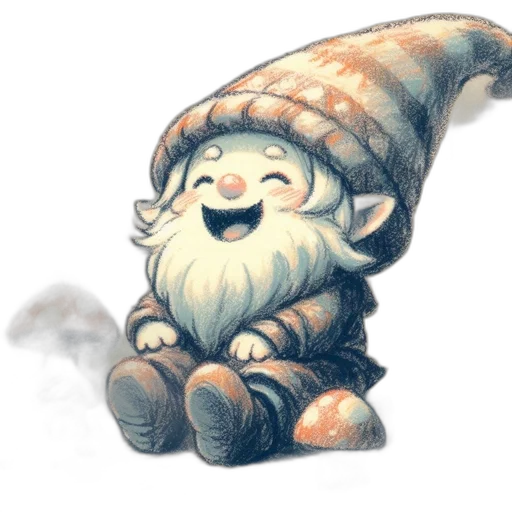 dragon, creature, hat, staff transparent PNG cut-out
