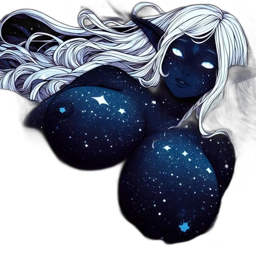 mask, dress, staff, hair transparent PNG cut-out