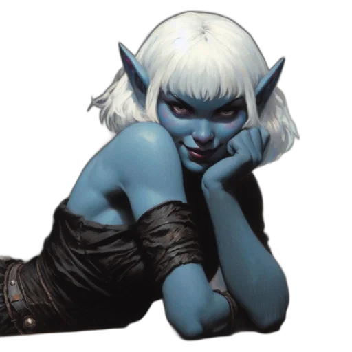 creature, fantasy art, concept art, comic book art transparent PNG cut-out