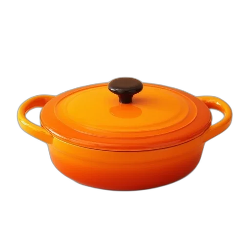 food, 3d render, large, orange transparent PNG cut-out