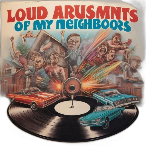 amusing, vintage, album, cover transparent PNG cut-out
