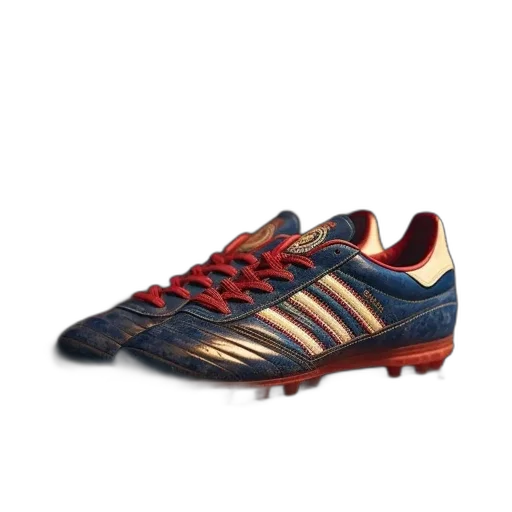 shoes, pair, blue, soccer transparent PNG cut-out