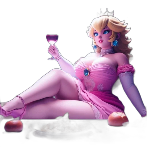 crown, dress, concept art, pixel art transparent PNG cut-out