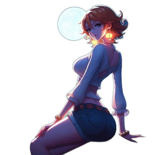 dress, jacket, robot, staff transparent PNG cut-out