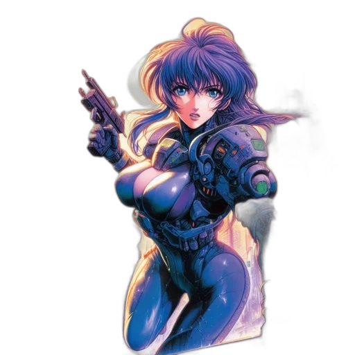 weapon, concept art, comic book art, watercolor transparent PNG cut-out