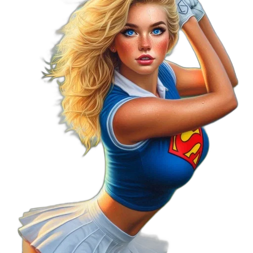 staff, dress, comic book art, fantasy art transparent PNG cut-out