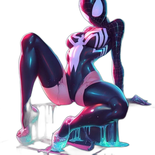 comic book art, concept art, cyberpunk, fantasy art transparent PNG cut-out