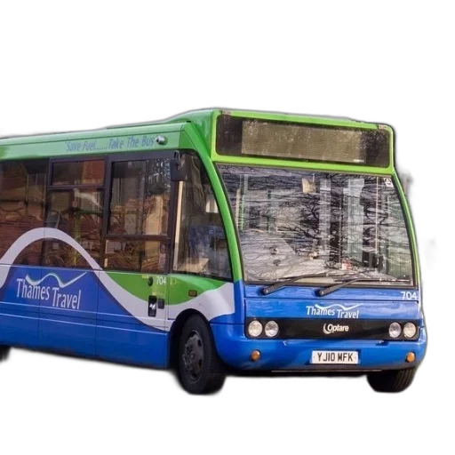photorealistic, thames, travel, bus transparent PNG cut-out