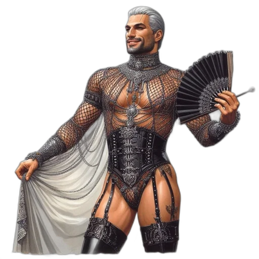 fantasy art, concept art, 3d render, comic book art transparent PNG cut-out