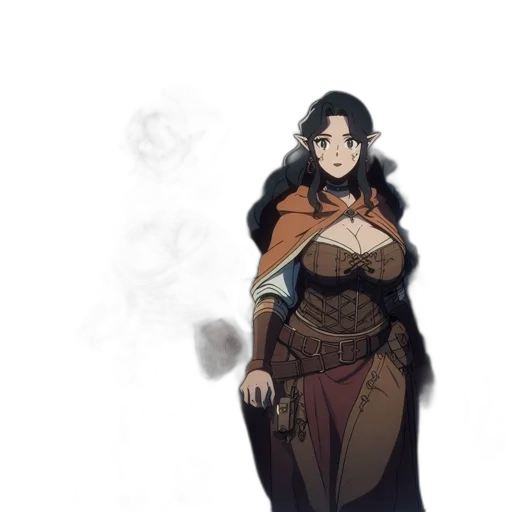 dress, staff, weapon, sword transparent PNG cut-out