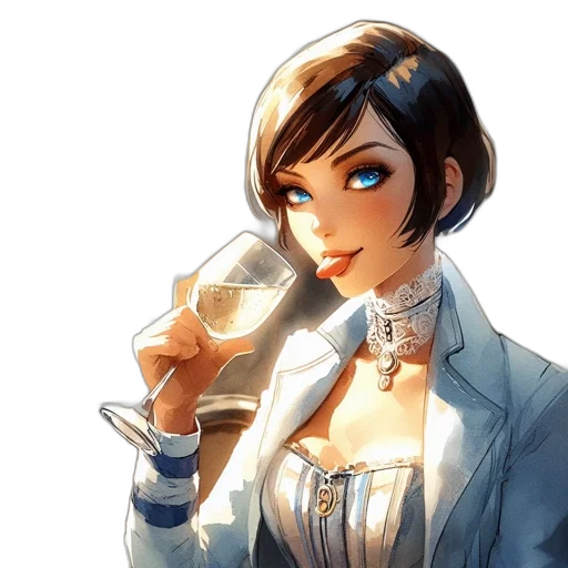 staff, dress, concept art, anime transparent PNG cut-out