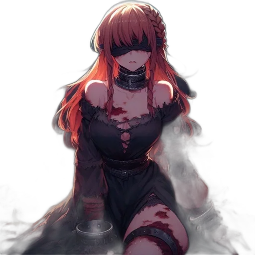 dress, staff, mask, sword transparent PNG cut-out