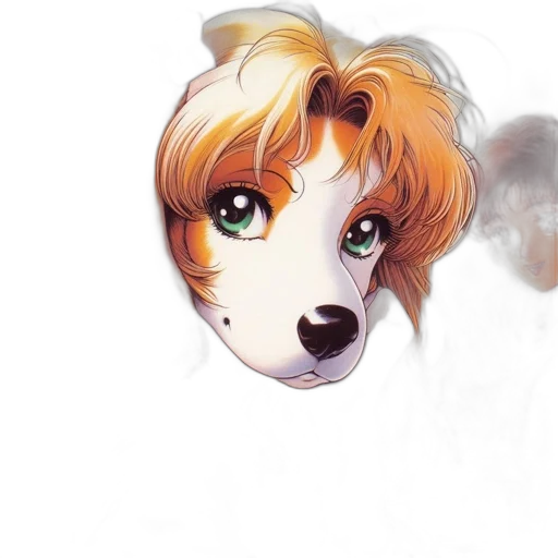 animal, mask, face, watercolor transparent PNG cut-out