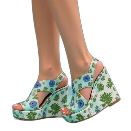 shoes, 3d render, photorealistic, concept art transparent PNG cut-out