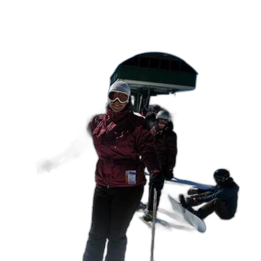 staff, umbrella, jacket, weapon transparent PNG cut-out