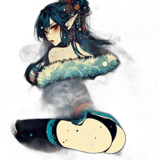 mask, dress, fantasy art, concept art transparent PNG cut-out