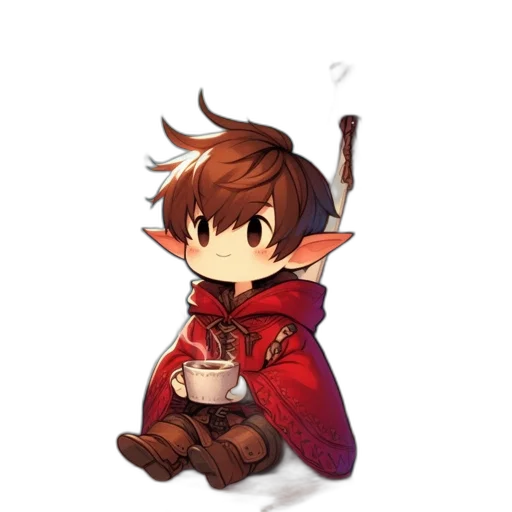 staff, dragon, weapon, pixel art transparent PNG cut-out
