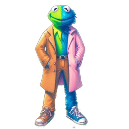 jacket, animal, staff, creature transparent PNG cut-out