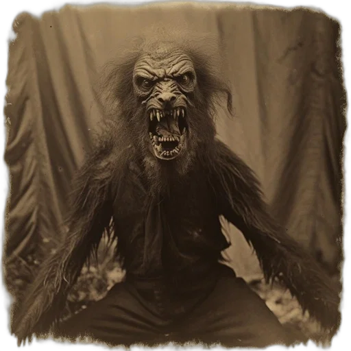 creature, animal, mask, staff transparent PNG cut-out