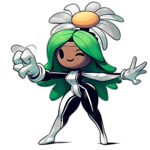 flower, staff, creature, crown transparent PNG cut-out