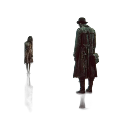 jacket, creature, hat, dress transparent PNG cut-out