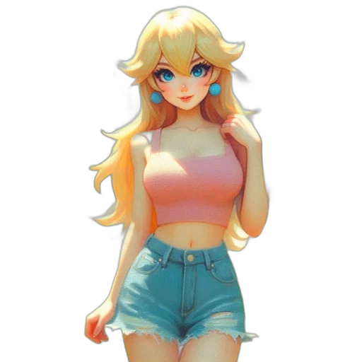 dress, 3d render, pixel art, concept art transparent PNG cut-out