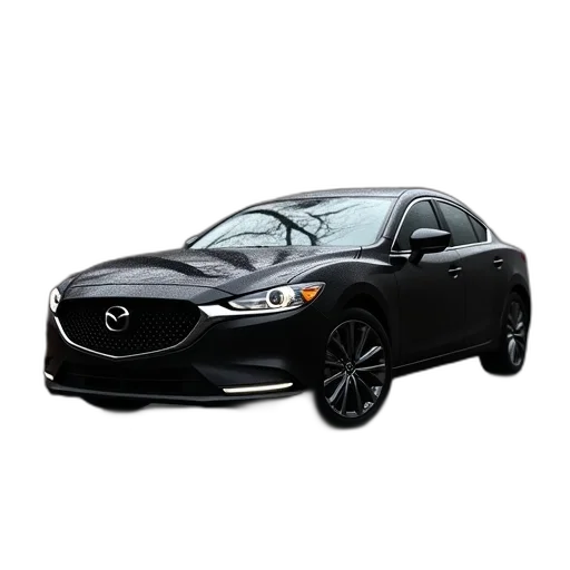 car, 3d render, photorealistic, black transparent PNG cut-out