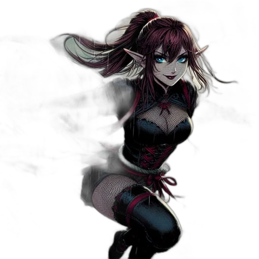 mask, dress, creature, staff transparent PNG cut-out