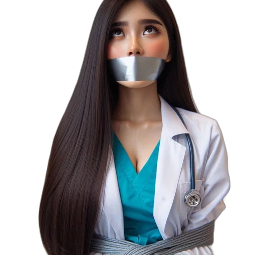 staff, mask, 3d render, photorealistic transparent PNG cut-out